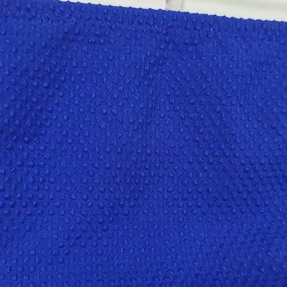 Shade & Shore Textured Hipster Bikini Bottom, Midnight Blue Dot - NEW - Picture 6 of 11